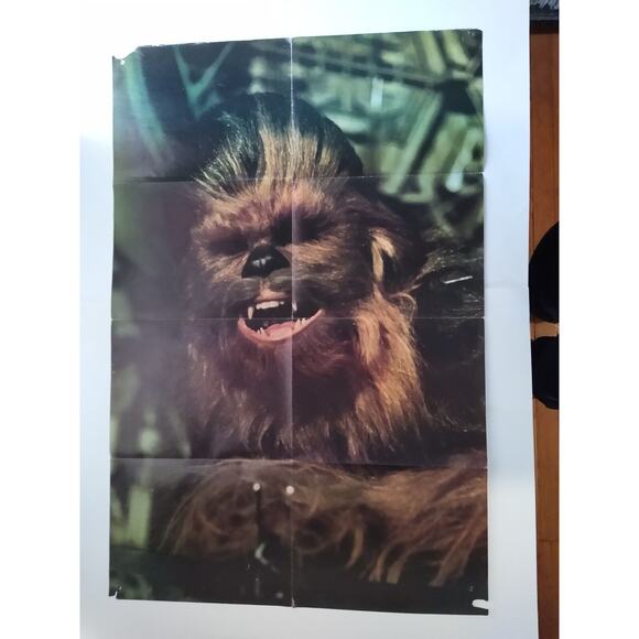 Star Wars Official Poster Monthly Issue Four Chewbacca Vintage 1977 Sci-Fi Space - Picture 2 of 8